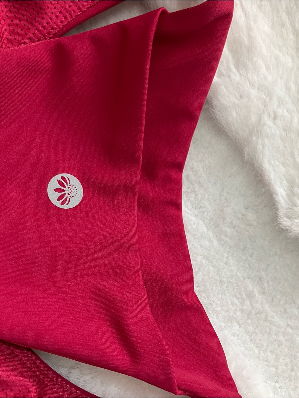 Senita Athletics Colorblock Sports Bra in Burgundy, Pink & Peach - Picture 4 of 4